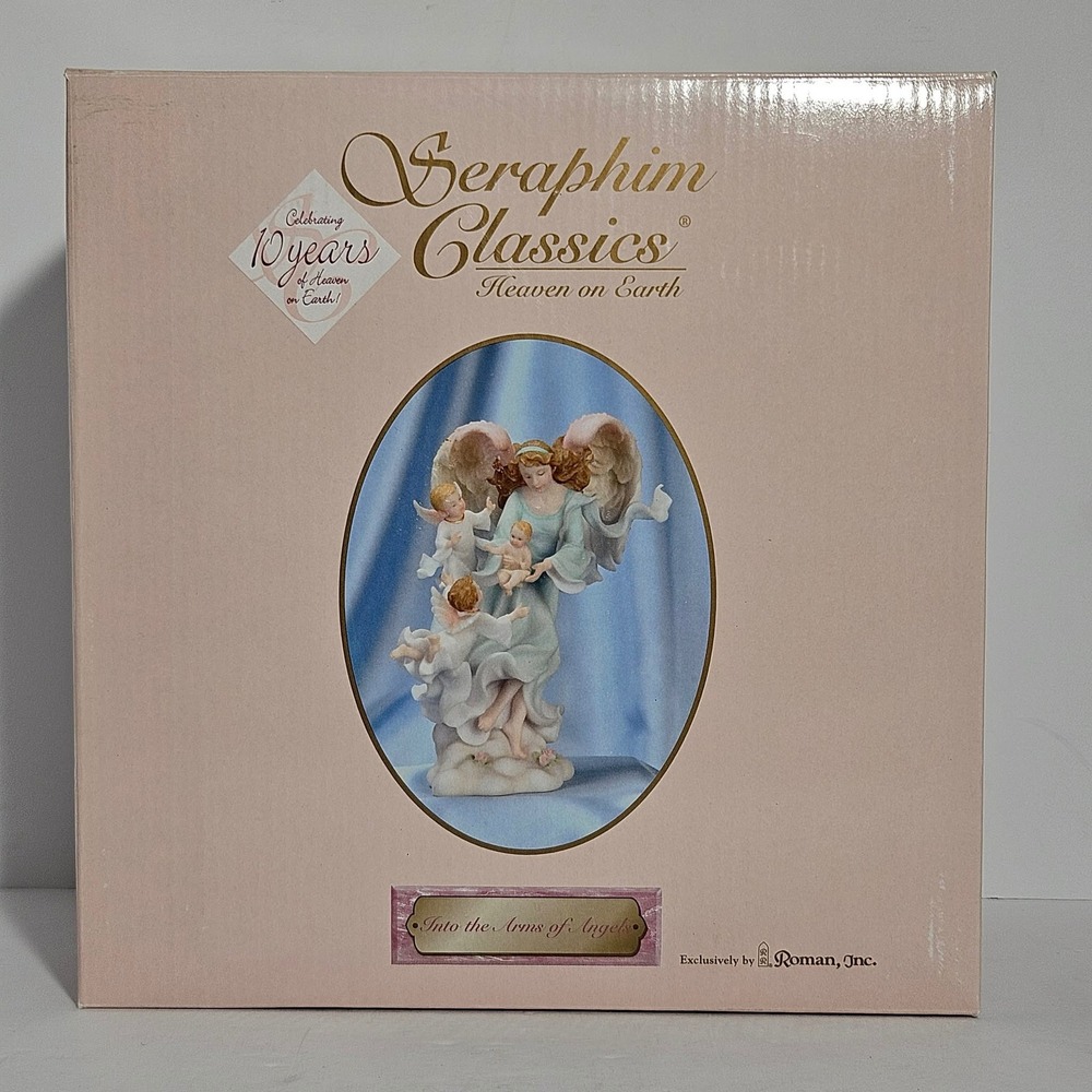 Seraphim Classics Into the Arms of Angels Figurine Roman Inc 84909 Limited Ed